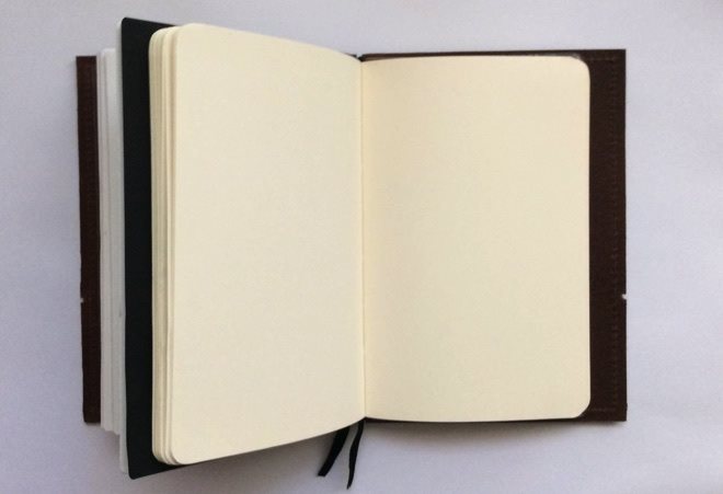 The notebooks don’t lay flat, but are still comfortable to write in
